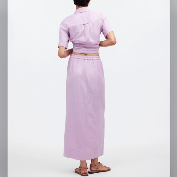 NWT- Madewell x Lisa Says Gah! Button Front Maxi Skirt & matching top! - Picture 2 of 5